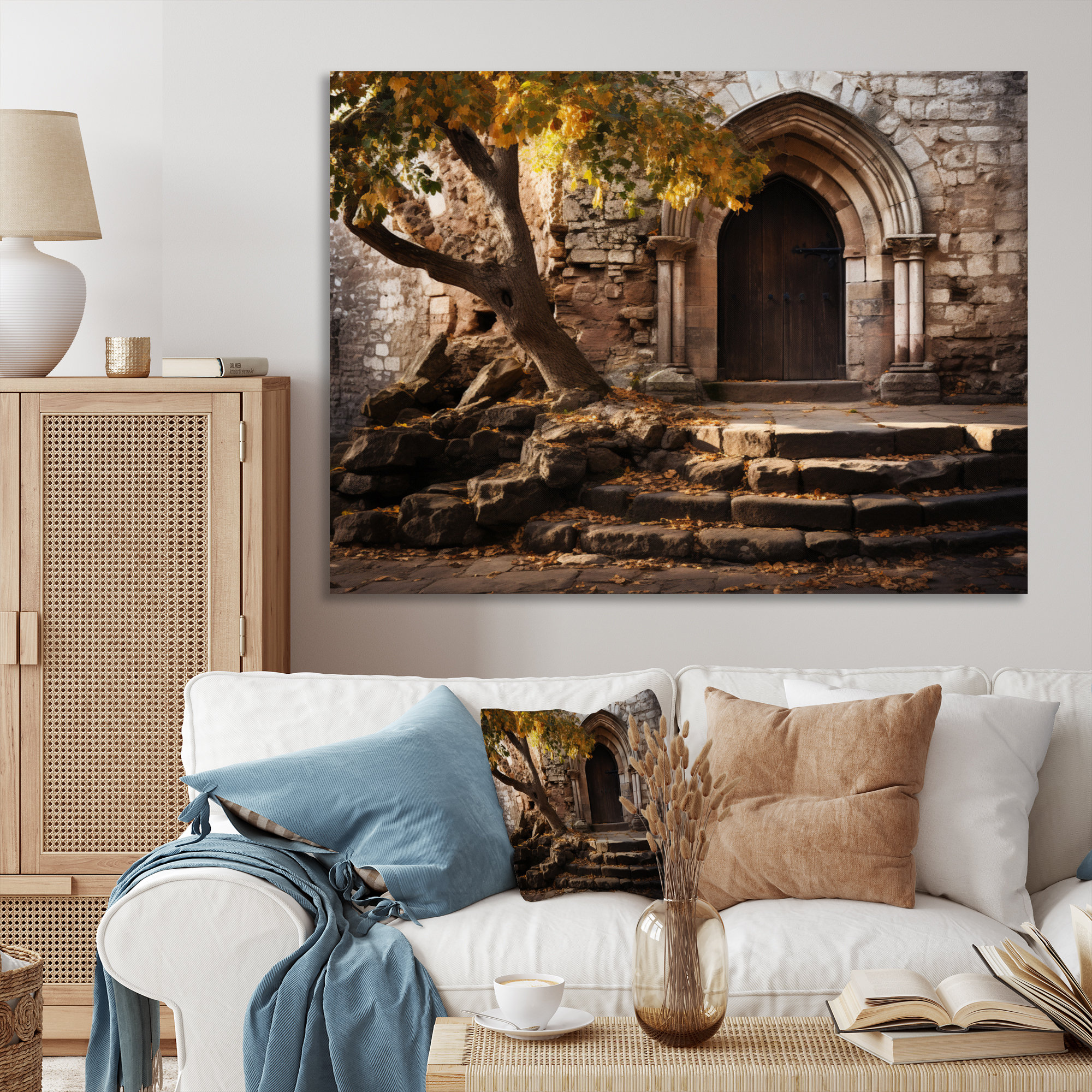 Red Barrel Studio Church Whispers Of History II On Canvas Print